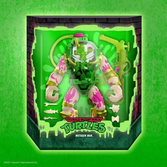 NEW!  TMNT Ultimates Glow-in-the-Dark Mutagen Man 7" Action Figure - Picture 1 of 3